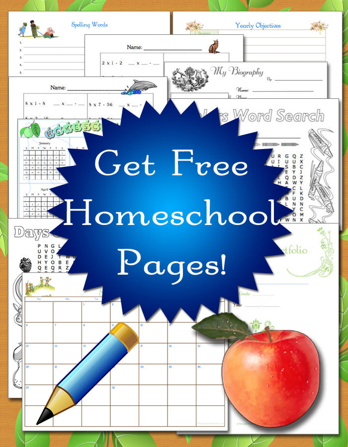 free homeschool pages