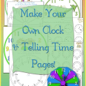 Make A Clock - Tell Time Book