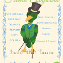 French Handwriting Copywork: French Style Cursive