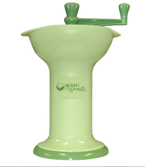 Baby food grinder for home or travel, easy to use, make your own organic baby food.