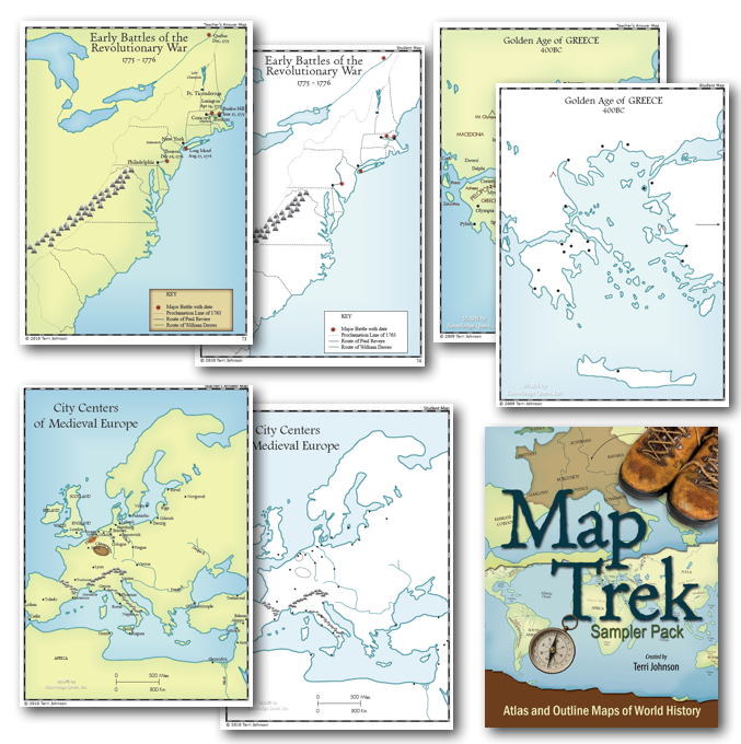 Worldwide historical map geography course for homeschoolers