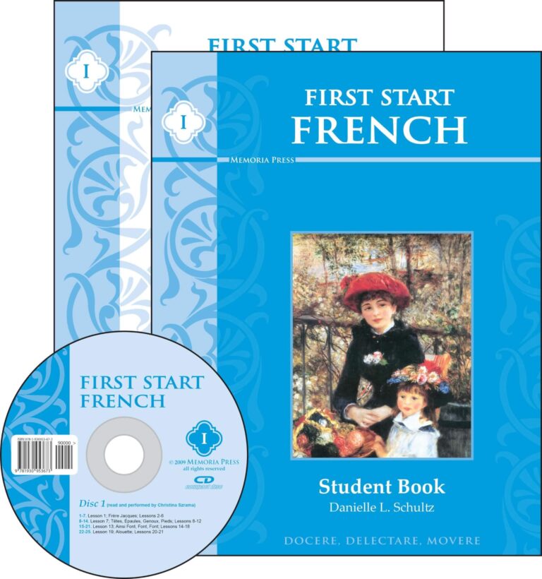 French language teaching program for Christian homeschool