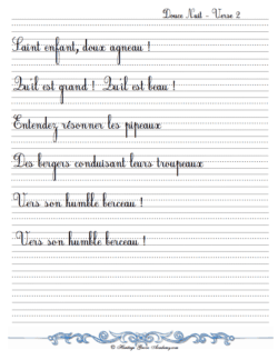 French Writing Pages to Download and Print for Homeschool Lessons
