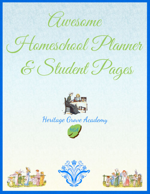 Best, most complete and affordable homeschool planning pages you'll find - includes blank calendar pages for every month, state form requirements, organization for your home and school, student biography pages and more - 300 pages!