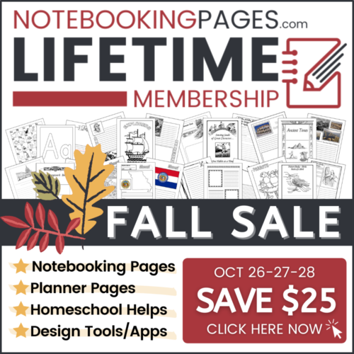 Time for Back to Homeschool - Notebooking Resources Sale!