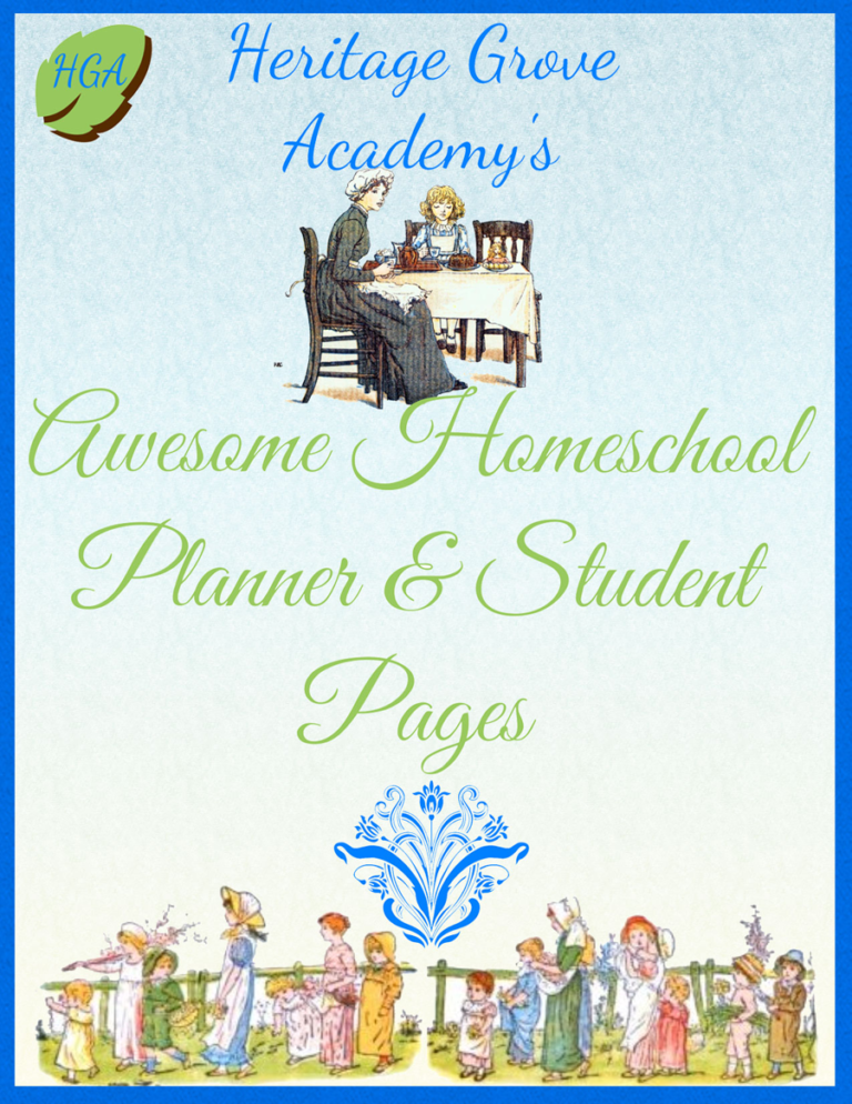 Awesome homeschool planner and notebooking pages